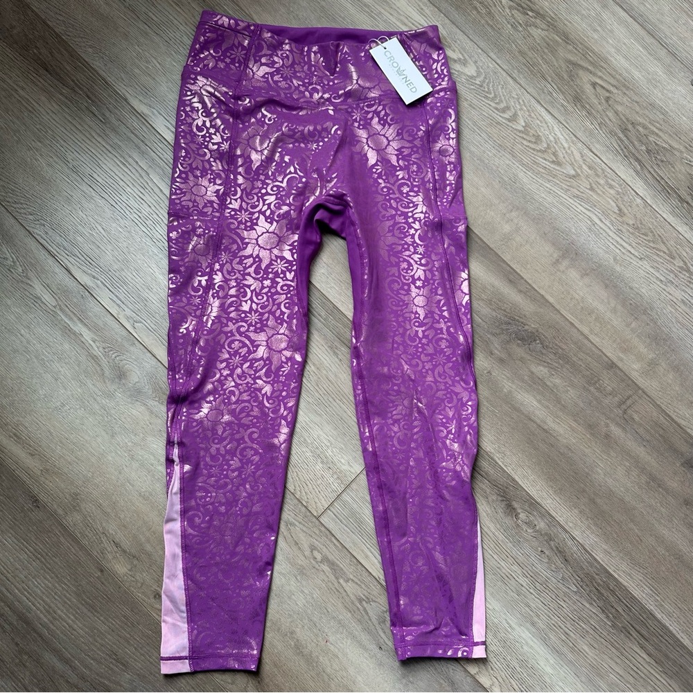 Crowned Athletics Golden Dreamer Rapunzel Inspired Women's Leggings